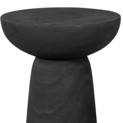 Wohnen Hocker<Design Barhocker aus Paulownia Massivholz - Yanus (2er Set)