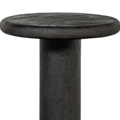 Wohnen Hocker<Design Barhocker aus schwarzem Massivholz - Vionna