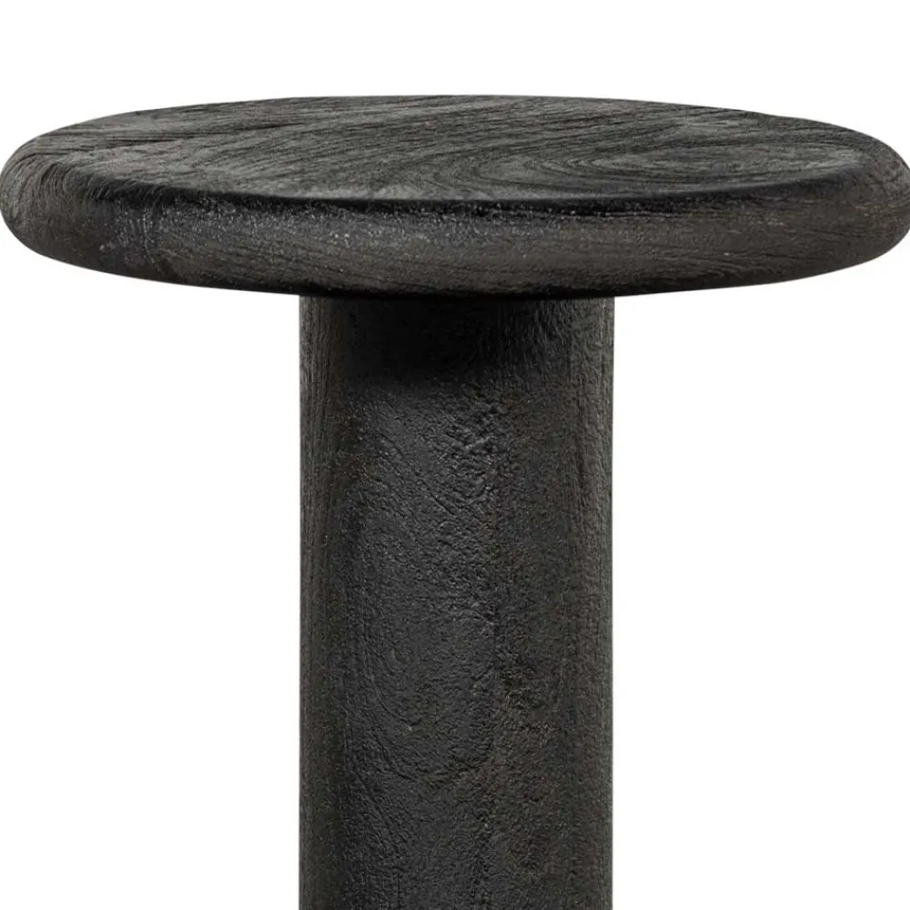 Wohnen Hocker<Design Barhocker aus schwarzem Massivholz - Vionna