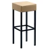 Wohnen Hocker<Design Barhocker in Beige & Schwarz - Tuwedia