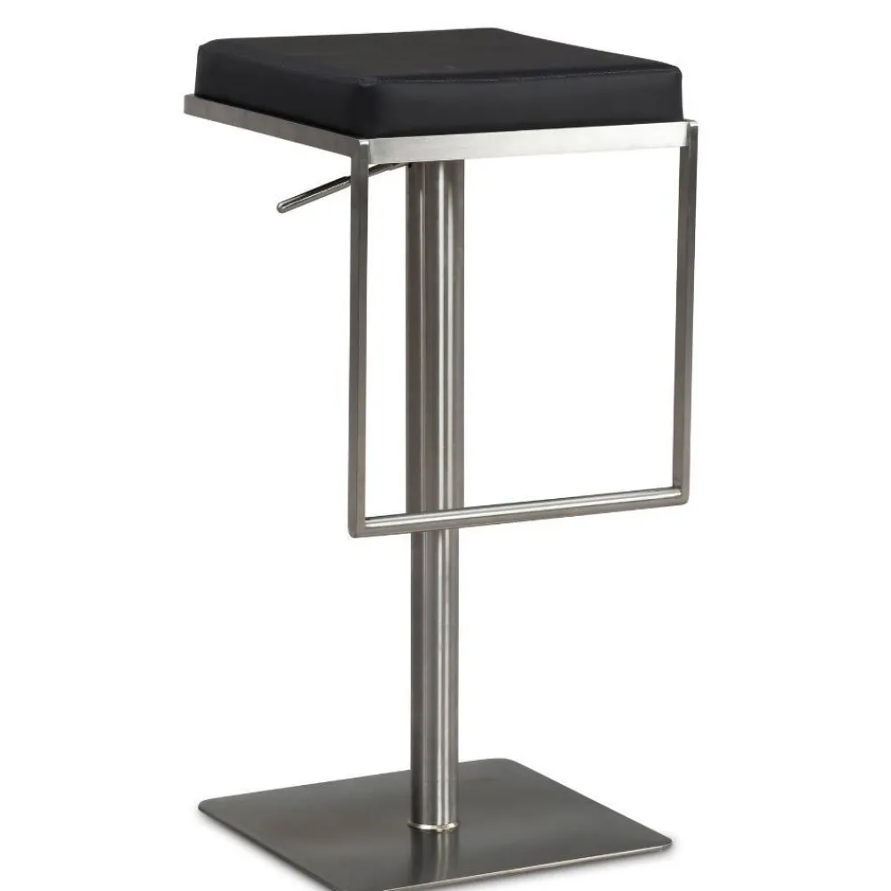 Wohnen Hocker<Design Barhocker in Schwarz und Silber - Hallein