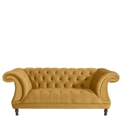 Wohnen Sofas<Design Barocksofa in Gelb Samtvelours - Alisho