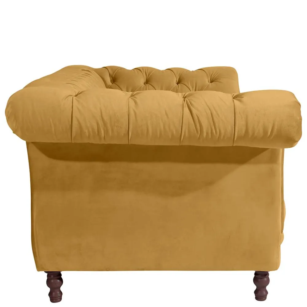 Wohnen Sofas<Design Barocksofa in Gelb Samtvelours - Alisho