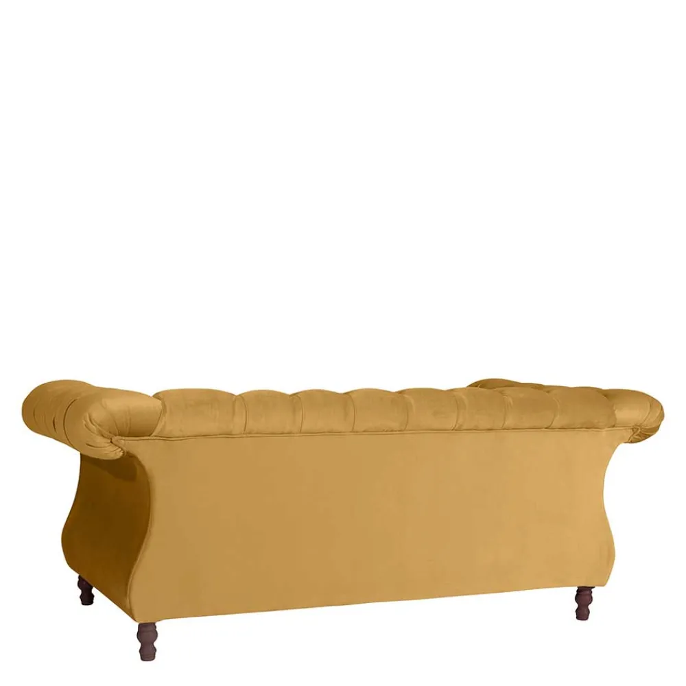 Wohnen Sofas<Design Barocksofa in Gelb Samtvelours - Alisho