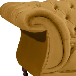 Wohnen Sofas<Design Barocksofa in Gelb Samtvelours - Alisho
