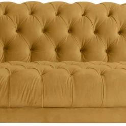 Wohnen Sofas<Design Barocksofa in Gelb Samtvelours - Alisho