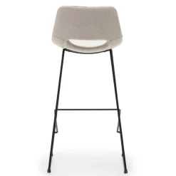 Wohnen Hocker<Design Barstühle in Beige & Schwarz - Heats (2er Set)