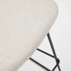 Wohnen Hocker<Design Barstühle in Beige & Schwarz - Heats (2er Set)