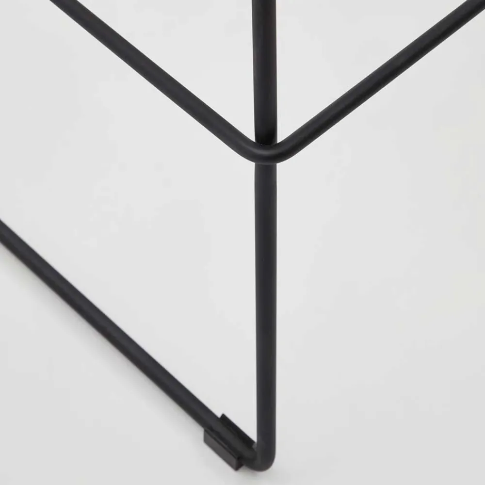Wohnen Hocker<Design Barstühle in Beige & Schwarz - Heats (2er Set)