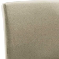 Wohnen Hocker<Design Barstuhl in Taupe & Edelstahl - Forcelan