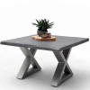 Wohnen Tische<Design Baumkanten-Couchtisch in Grau - Siestago