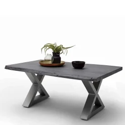 Wohnen Tische<Design Baumkanten-Couchtisch in Grau - Siestago