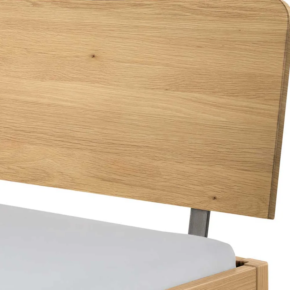 Wohnen Betten<Design Bett aus hell geölter Eiche - Promenada