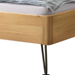 Wohnen Betten<Design Bett aus hell geölter Eiche - Promenada