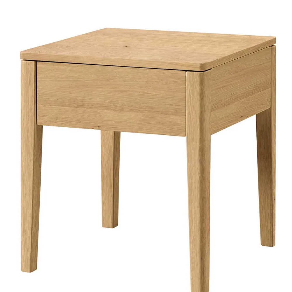Wohnen Betten<Design Bett aus hell geölter Eiche - Promenada
