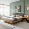 Wohnen Betten<Design Bettanlage mit LED - Ornany (dreiteilig)