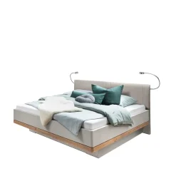 Wohnen Betten<Design Bettgestell inklusive Kopfteil Lampen LED - Crascanu