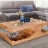 Wohnen Tische<Design Couchtisch aus massivem Akazienholz - Drolivio