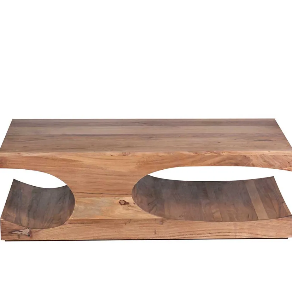 Wohnen Tische<Design Couchtisch aus massivem Akazienholz - Drolivio