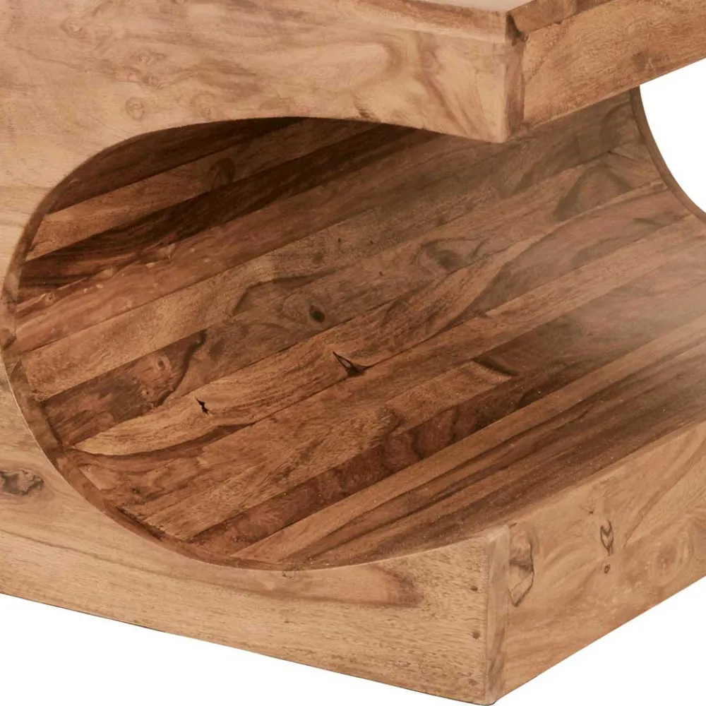 Wohnen Tische<Design Couchtisch aus massivem Akazienholz - Drolivio