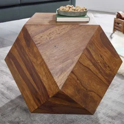 Wohnen Tische<Design Couchtisch aus Sheesham massiv lackiert - Zanadra