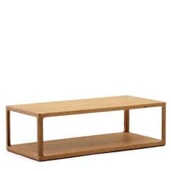 Wohnen Tische<Design Couchtisch in Eiche teilmassiv - Mercana