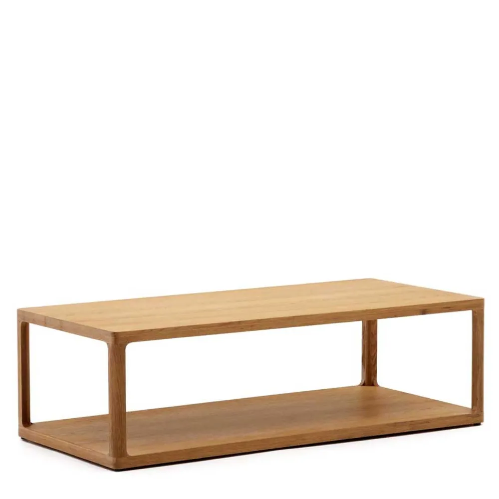 Wohnen Tische<Design Couchtisch in Eiche teilmassiv - Mercana