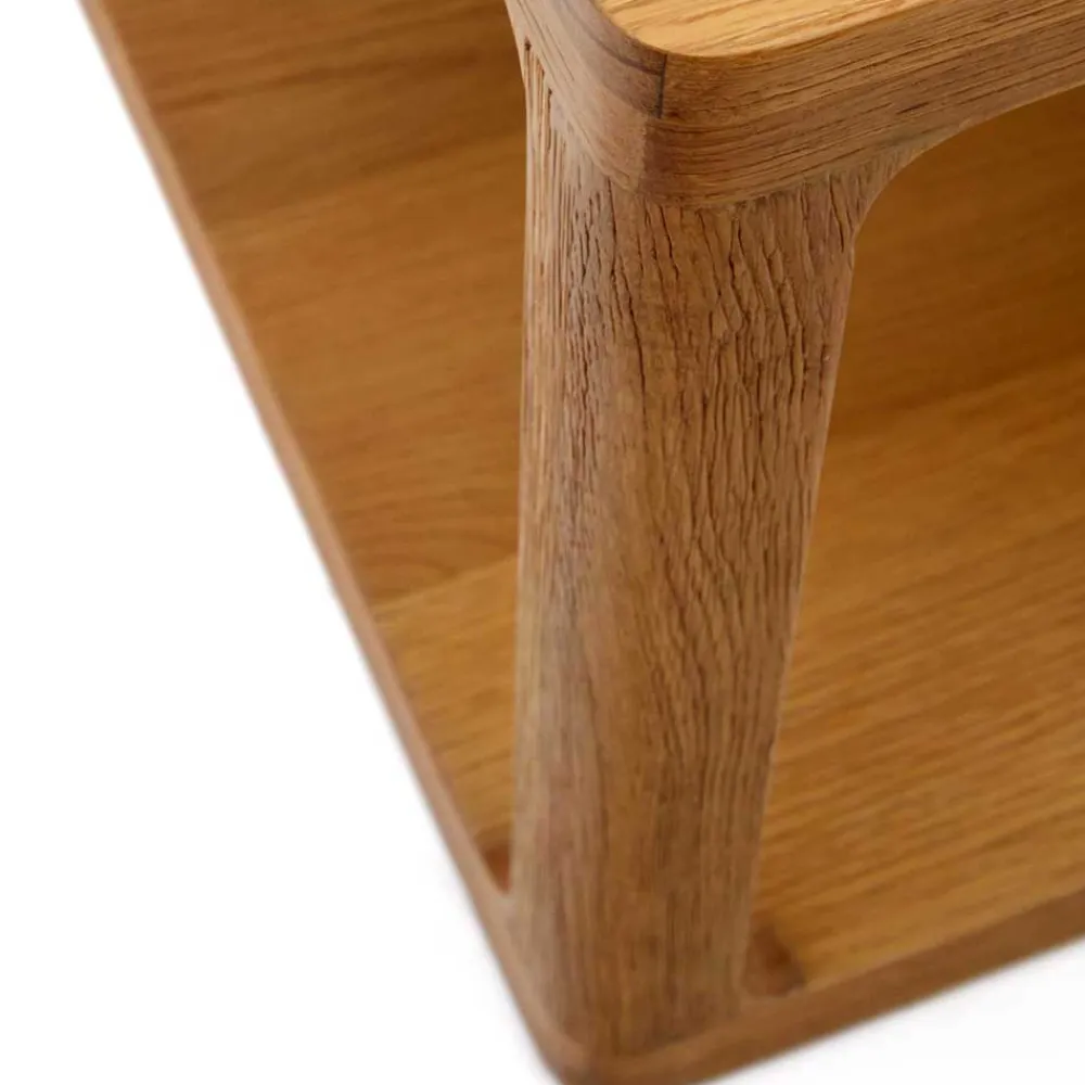 Wohnen Tische<Design Couchtisch in Eiche teilmassiv - Mercana