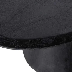 Wohnen Tische<Design Couchtisch in Schwarz Massivholz - Standing