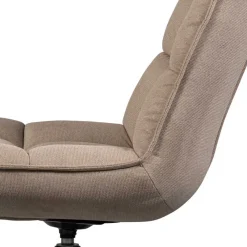 Wohnen Sessel<Design Drehsessel in Beige Stoff - Novo
