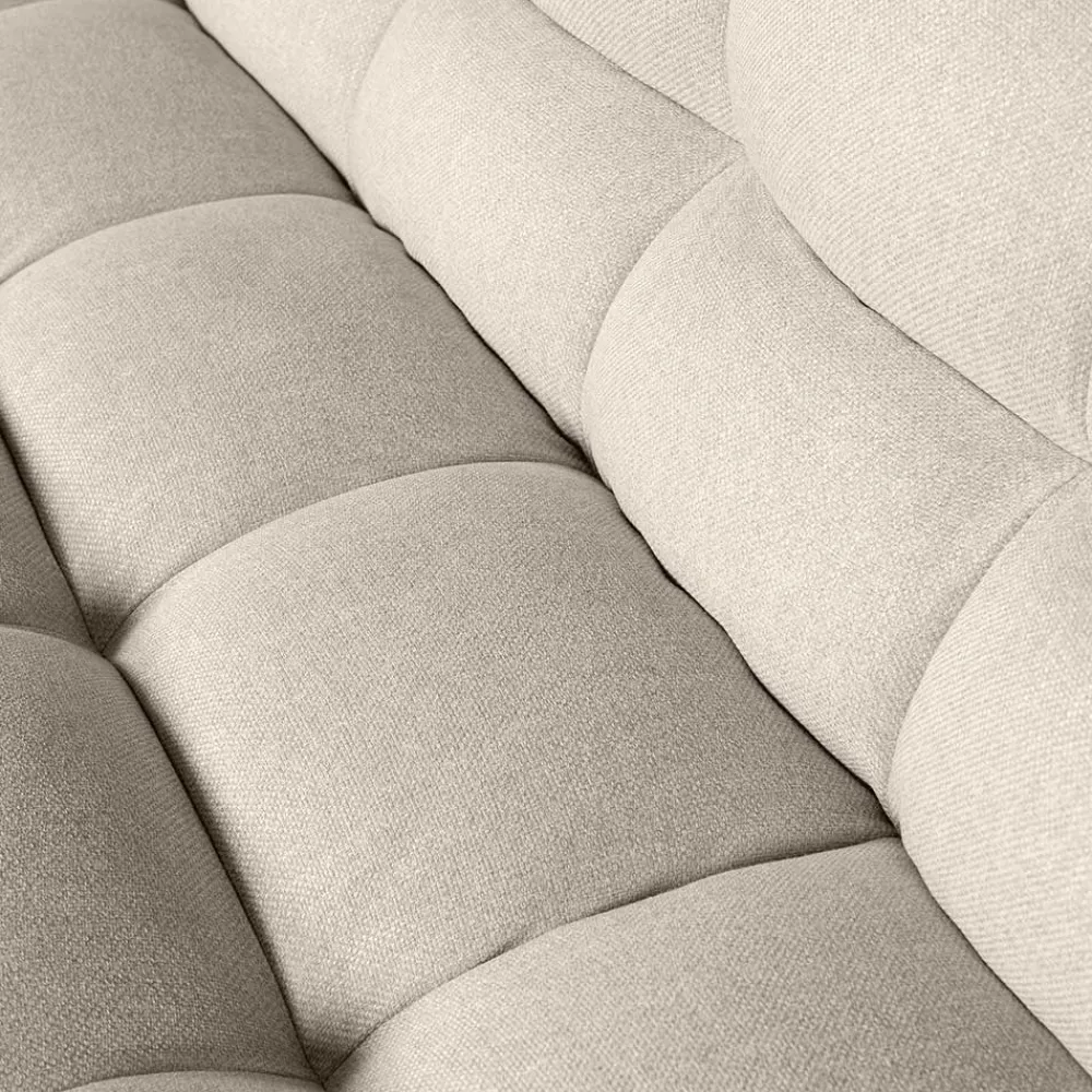 Wohnen Sofas<Design Ecksofa ohne Armlehnen in Beige - Madrilena