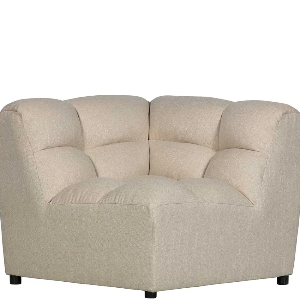 Wohnen Sofas<Design Ecksofa ohne Armlehnen in Beige - Madrilena