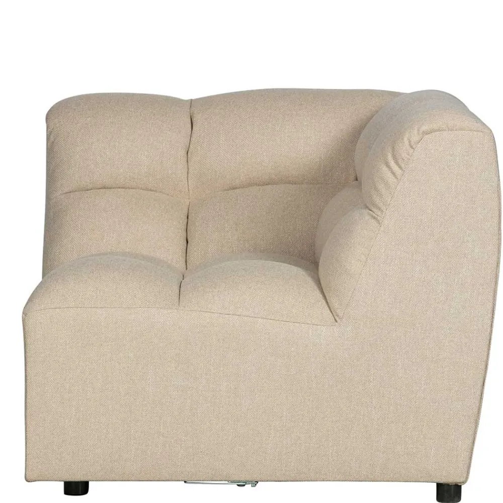Wohnen Sofas<Design Ecksofa ohne Armlehnen in Beige - Madrilena