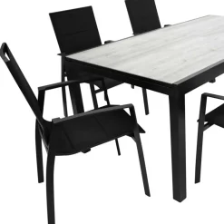 Wohnen Sitzgruppe<Design Essgruppe für den Garten - Marino (siebenteilig)