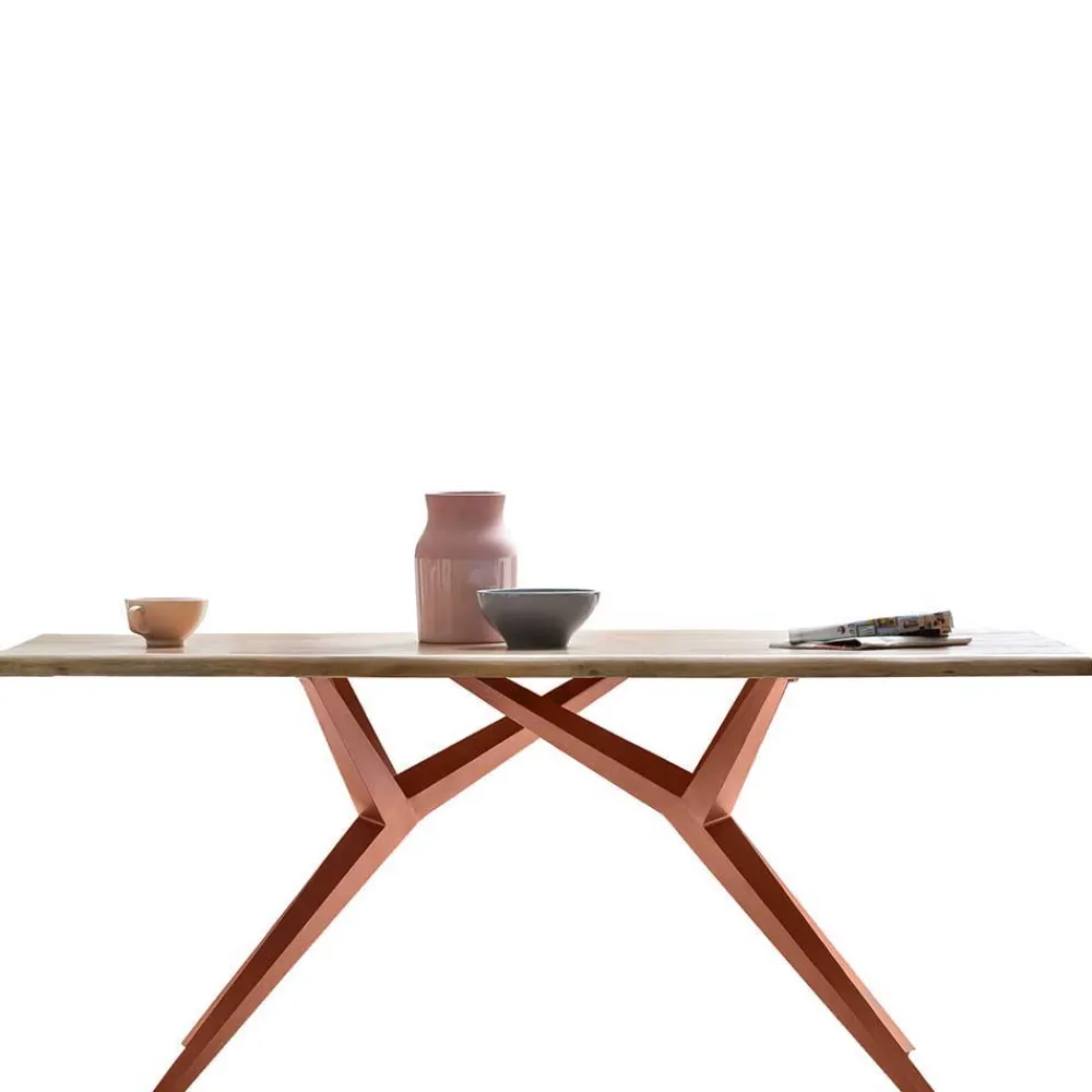 Wohnen Tische<Design Esstisch aus gewachstem Holz Akazie - Prayer