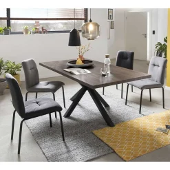 Wohnen Tische<Design Esstischgruppe als Set - Solida (fünfteilig)