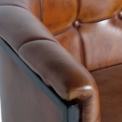 Wohnen Sitzbank<Design Esstischsofa in Cognac Braun Leder - Citrosca