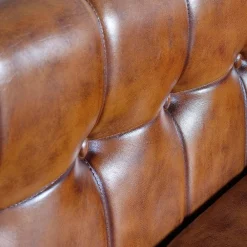Wohnen Sitzbank<Design Esstischsofa in Cognac Braun Leder - Citrosca