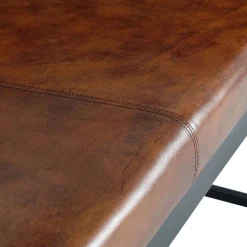 Wohnen Sitzbank<Design Esstischsofa in Cognac Braun Leder - Citrosca