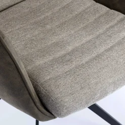 Wohnen Stühle<Design Esszimmer Drehstuhl mit Armlehnen - Bailon (2er Set)