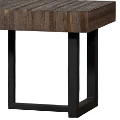 Wohnen Sitzbank<Design Esszimmerbank aus Recyclingholz Teak - Halling