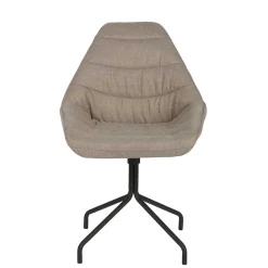 Wohnen Stühle<Design Esszimmerstuhl in Taupe Lining gepolstert