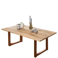 Wohnen Tische<Design Esszimmertisch mit geölter Holzplatte - Aschau