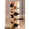 Wohnen Regale<Design Flaschenregal aus Mangobaum Massivholz - Yucata