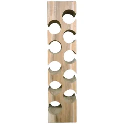 Wohnen Regale<Design Flaschenregal aus Mangobaum Massivholz - Yucata
