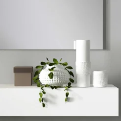 Wohnen Garderoben<Design Flur Set in Weiß & Schwarz - Riguna (zweiteilig)