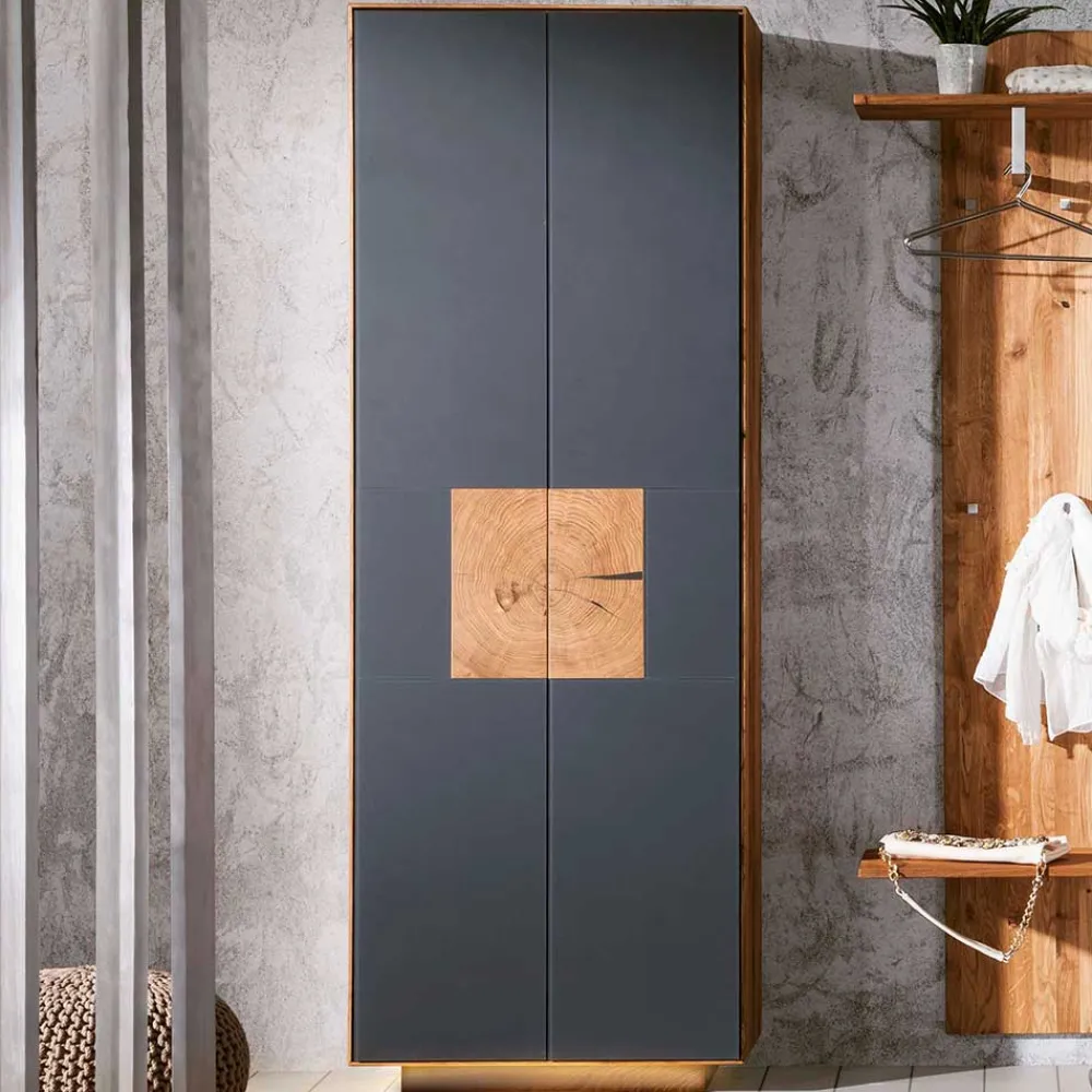 Wohnen Garderoben<Design Flureinrichtung Wildeiche - Mandrey (vierteilig)