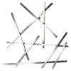 Wohnen Garderoben<Design Garderobe aus gebürstetem Edelstahl - Lomarios