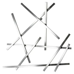 Wohnen Garderoben<Design Garderobe aus gebürstetem Edelstahl - Lomarios