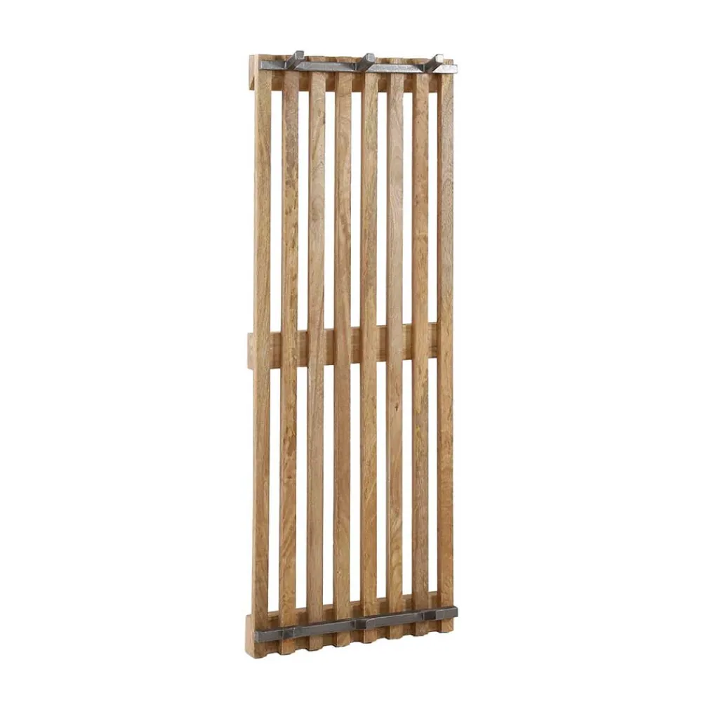 Wohnen Garderoben<Design Garderobe aus Mangoholz in Sand - Laan
